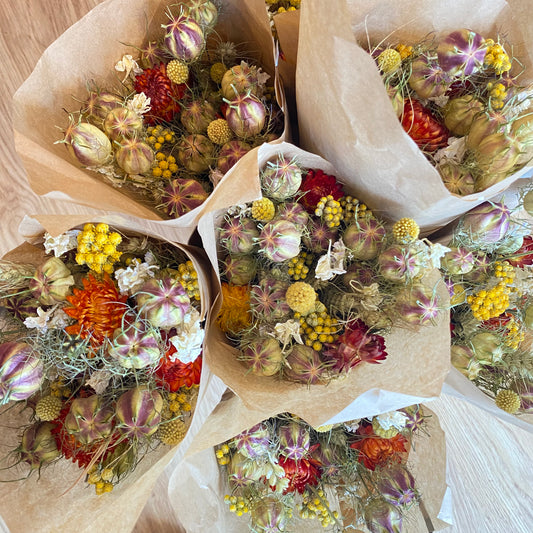 Dried Flowers, Yellow Tones