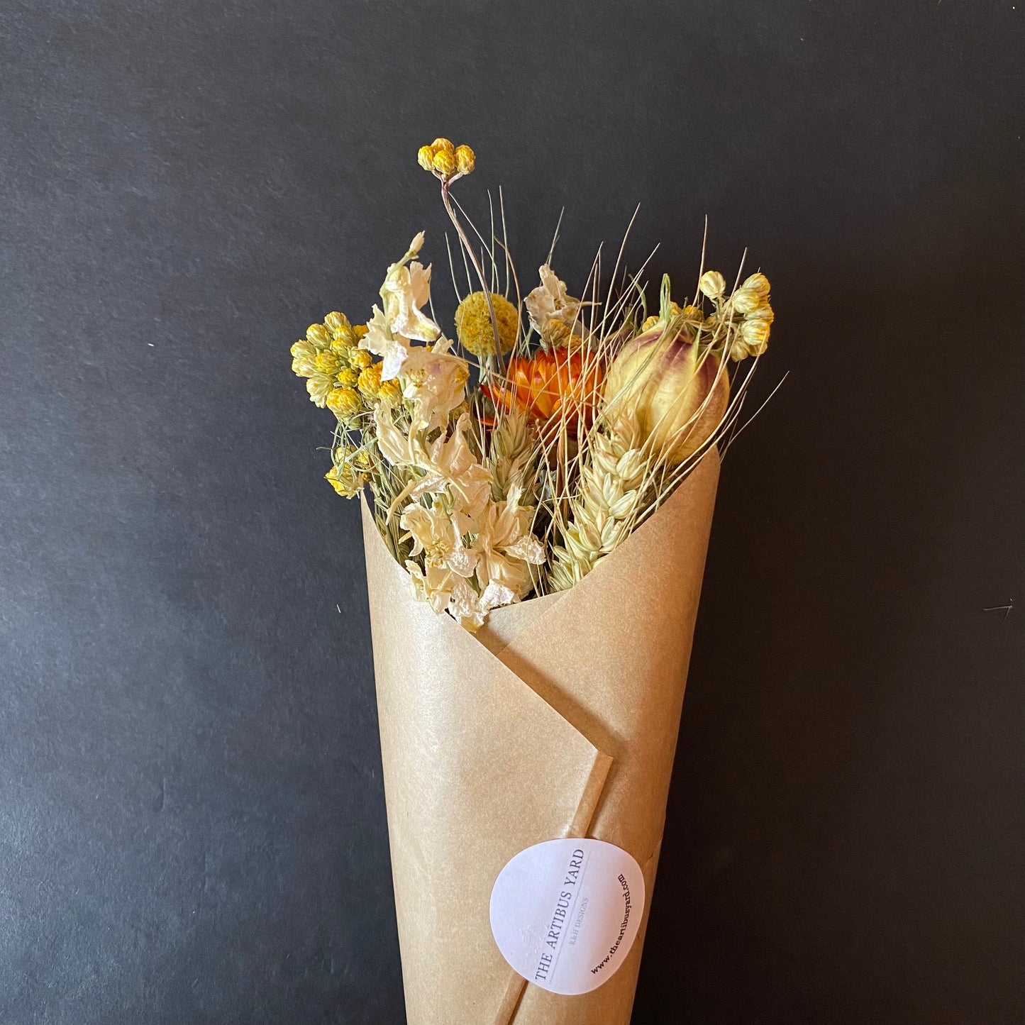 MINI DRIED FLOWERS, YELLOWS