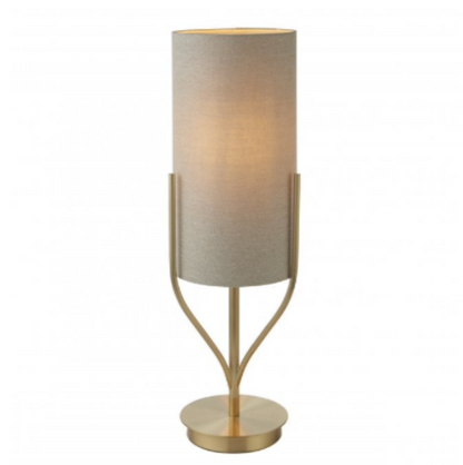 GOLD PLATE TABLE LAMP