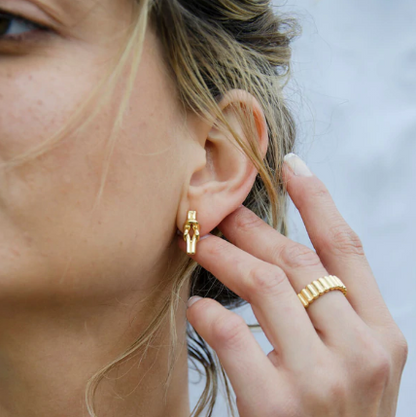 REEF STUDS, GOLD